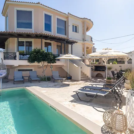 빌라 Kondarini Sea View Villa, Just 290m From The Beach, By Zantewize