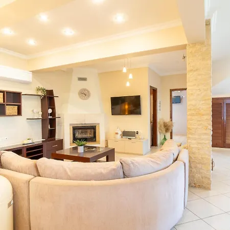 빌라 Kondarini Sea View Villa, Just 290m From The Beach, By Zantewize *