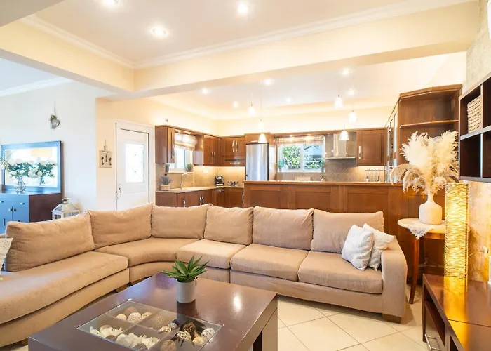 Kondarini Sea View Villa, Just 290m From The Beach, By Zantewize Willa